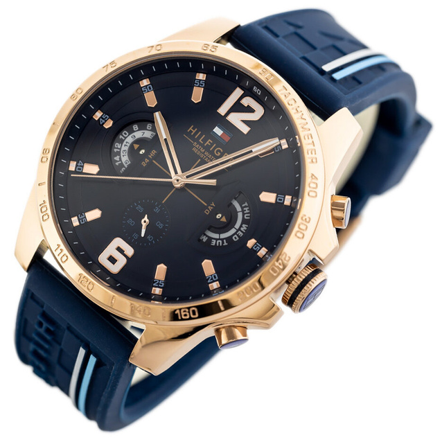 TOMMY HILFIGER MEN'S WATCH 1791474 DECKER (zf001d) + BOX