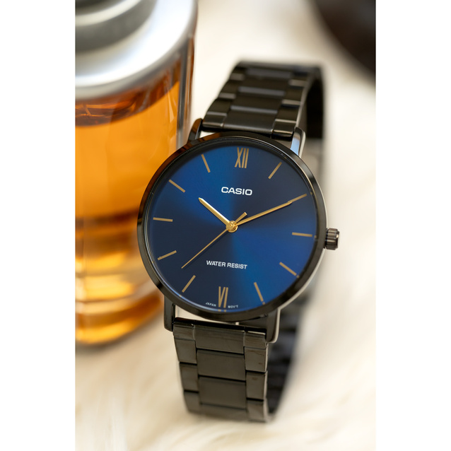 Casio Men's Watch MTP-VT01B-2B + BOX