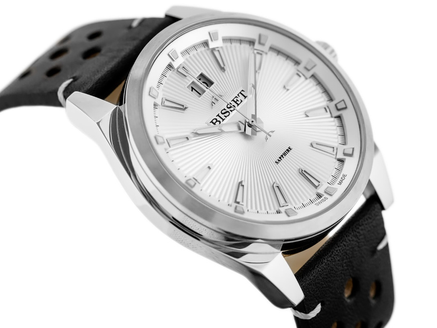 BISSET BSCF40 MEN'S WATCH (zb095a) - SAFETY GLASS
