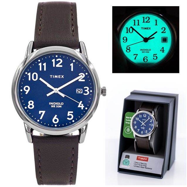 UNISEX TIMEX EASY READER TW2V75200 WATCH + BOX