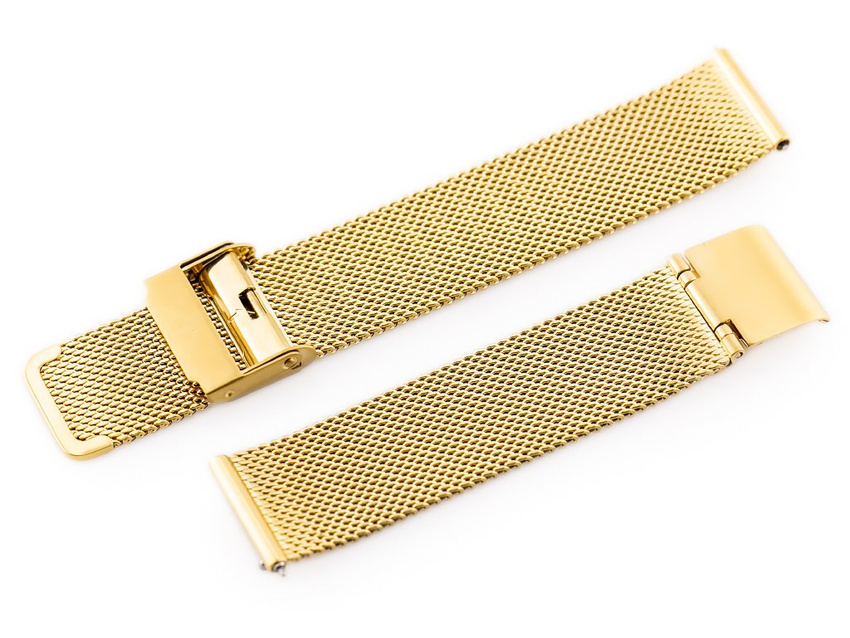 Bransoleta Bisset (bb009b) - złota 12mm