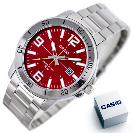 CASIO MEN'S WATCH MTP-VD01D-4B + BOX