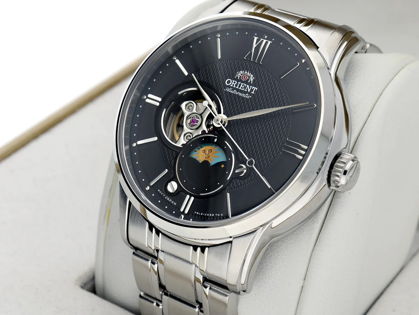 Zegarek Męski Orient Classic Sun & Moon  RA-AS0008B10B + BOX