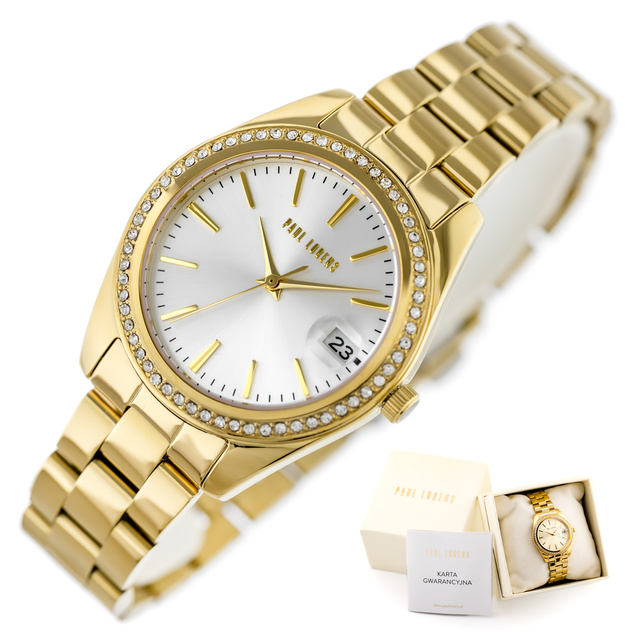PAUL LORENS WOMEN'S WATCH -PL20001B-3D1 (zg570b) + BOX