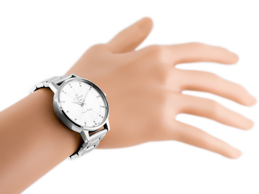 G. ROSSI WATCH - C11715B-3C1 (zg777a) silver + BOX