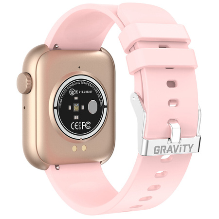 SMARTWATCH UNISEX GRAVITY GT3-1 - ROZMOWY BLUETOOTH, WŁASNE TARCZE (sg022a)