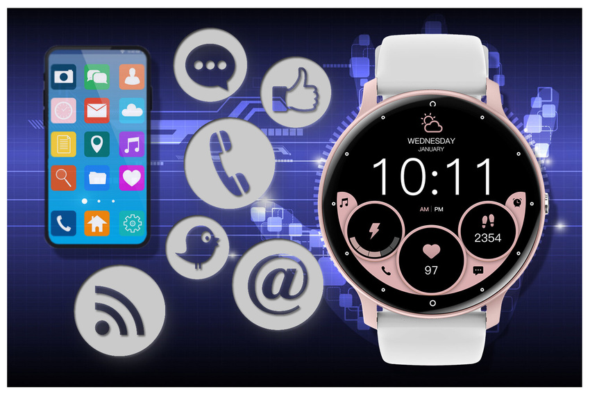 SMARTWATCH UNISEX GRAVITY GT1-6 PRO - BLUETOOTH CONNECTIONS, ADDITIONAL PASSAGE (sg027f)