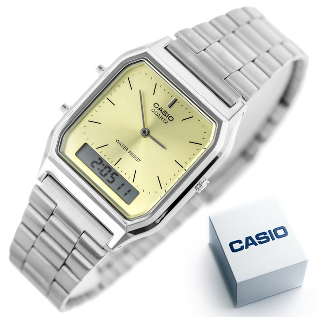 ZEGAREK UNISEX CASIO Vintage  AQ-230A-9AMQYDF + BOX