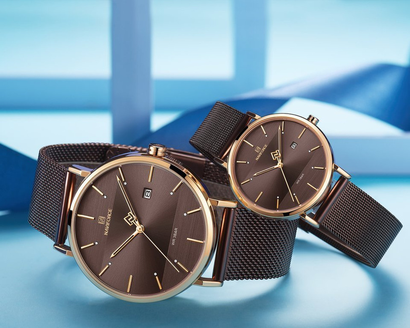 KOMPLET DWÓCH ZEGARKÓW NAVIFORCE - NF3008G+L (zn113e)