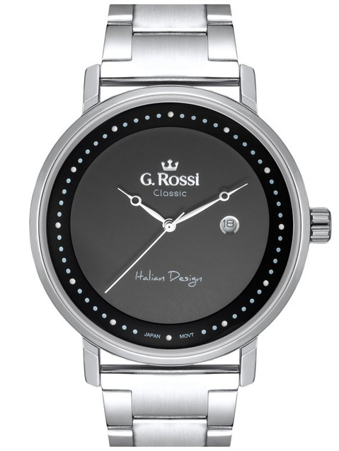 G. ROSSI WATCH - C6182B-1C1 (zg256a) s./black + BOX