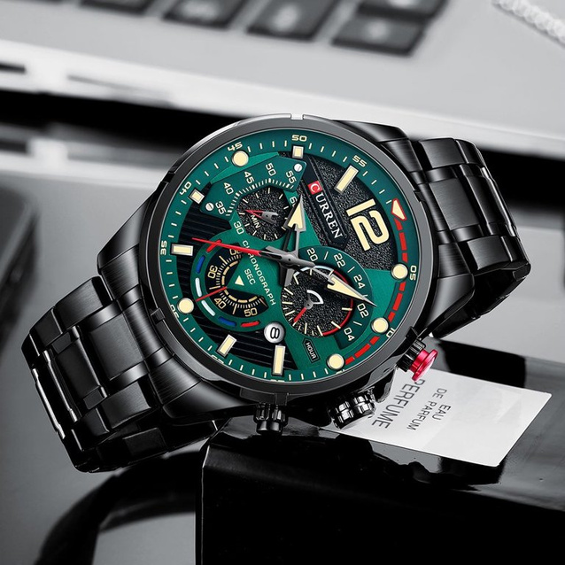 MEN'S WATCH CURREN 8395 (zc019c) - CHRONOGRAPH