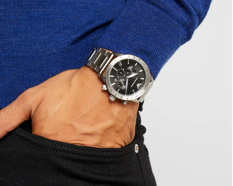 EMPORIO ARMANI MEN'S WATCH AR11241 - MARIO (zi017c)
