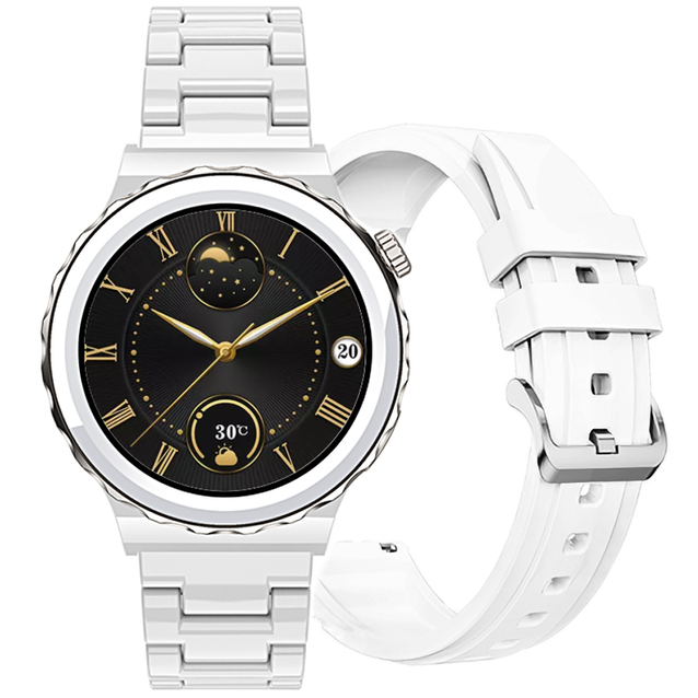 SMARTWATCH FOR WOMEN Rubicon RNCE92 - CONNECTIONS, CERAMIC (sr038c)