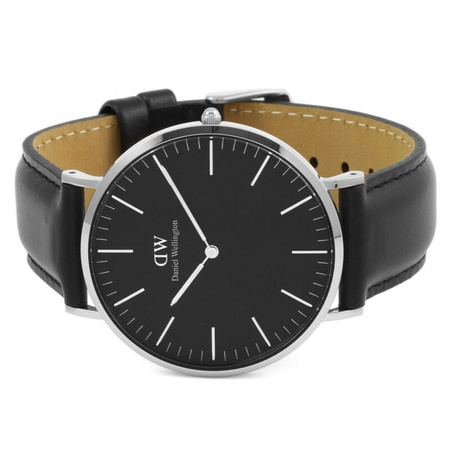 ZEGAREK MĘSKI DANIEL WELLINGTON Classic Black Sheffield DW00100133 + BOX