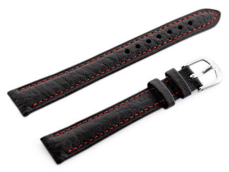 BISSET BS-157 leather watch strap - 16mm