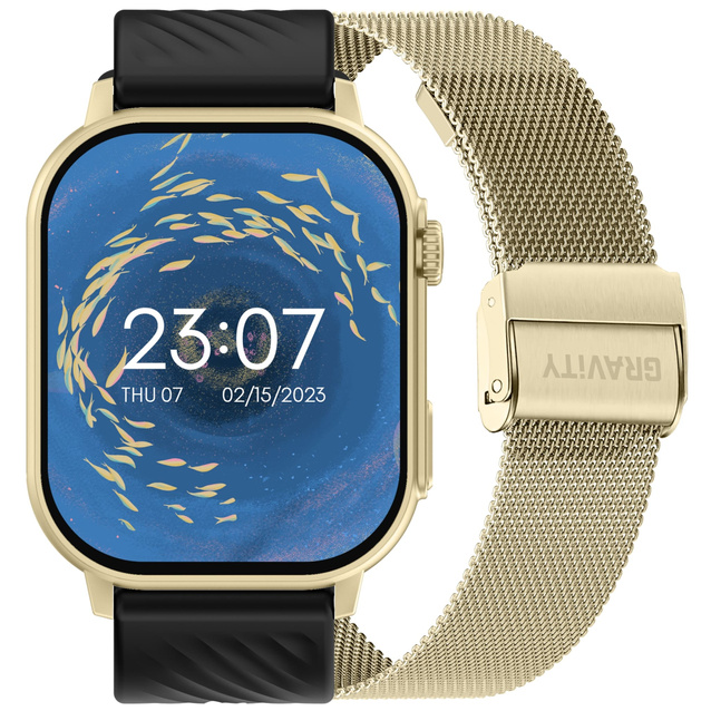 SMARTWATCH UNISEX GRAVITY GT15-6 - BLUETOOTH CONNECTIONS, ADDITIONAL PASSAGE (sg029f)
