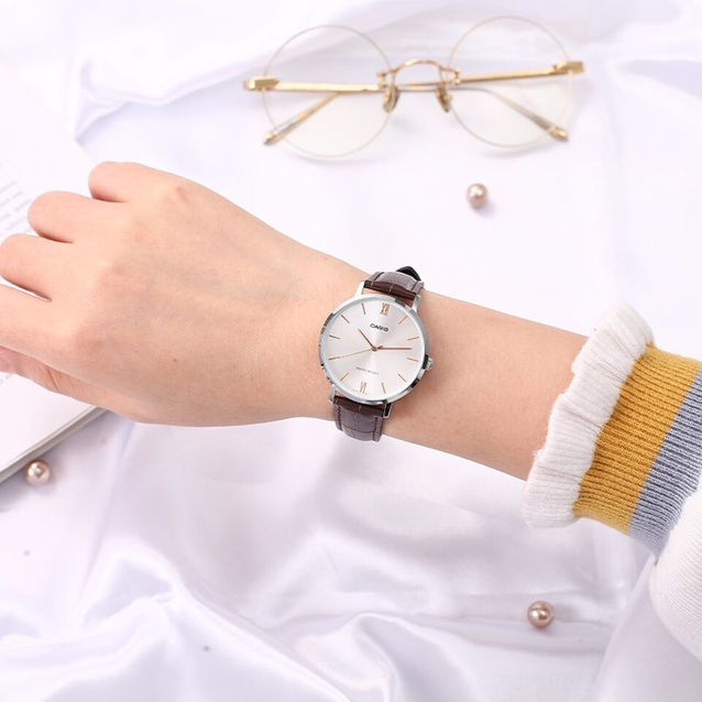 CASIO LTP-VT01L-7B2UDF WOMEN'S WATCH (zd595b) + BOX