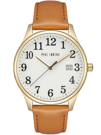 PAUL LORENS MALE WATCH - PL20016A-4B2 (zg380d) + BOX