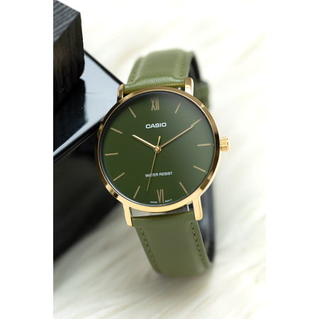 CASIO MEN'S WATCH MTP-VT01GL-3B + BOX