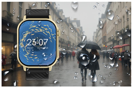 SMARTWATCH UNISEX GRAVITY GT15-6 - BLUETOOTH CONNECTIONS, ADDITIONAL PASSAGE (sg029f)