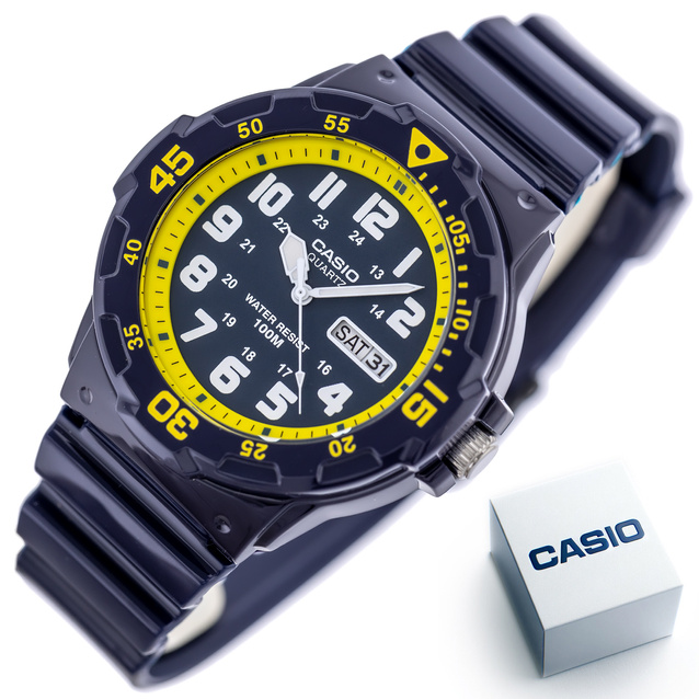 CASIO MEN'S WATCH MRW-200HC-2BVDF 10 Bar (zd174a) + BOX
