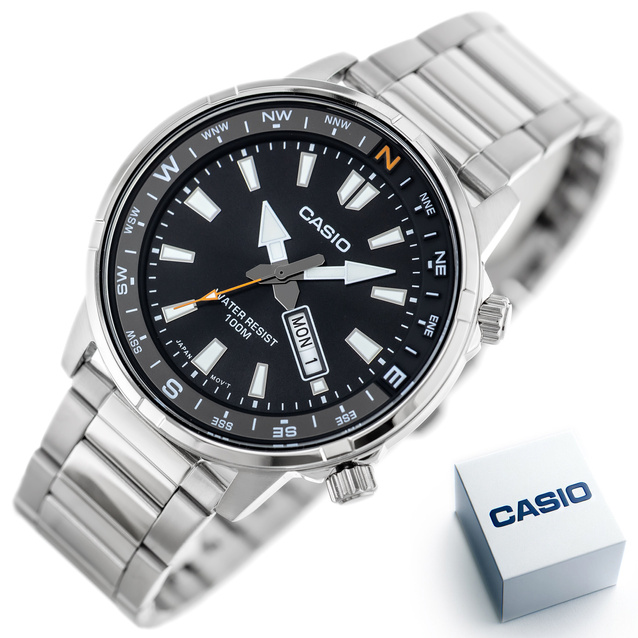 ZEGAREK MĘSKI CASIO MTD-130D-1A4 + BOX