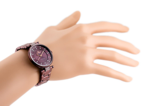 G. ROSSI WATCH - C5131B-2B3 (zg780d) violet + BOX