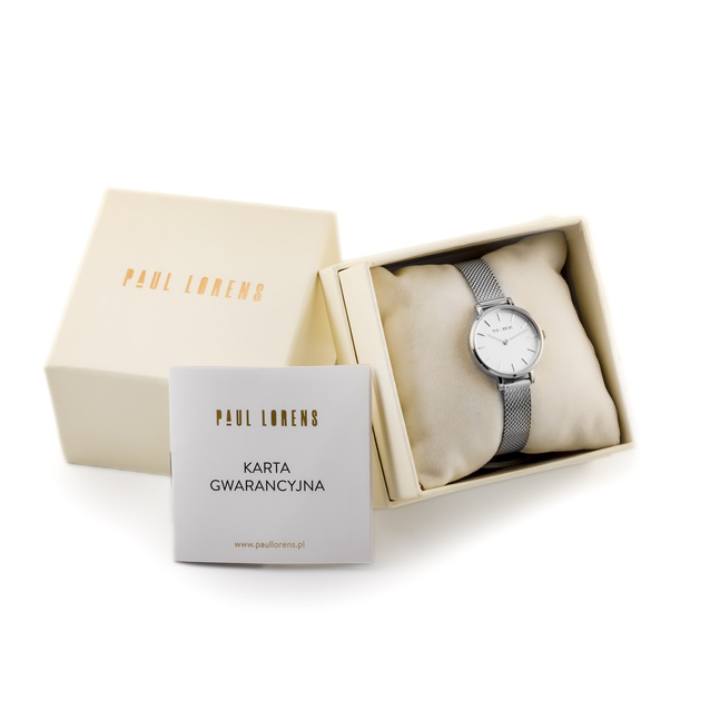 PAUL LORENS WOMEN'S WATCH - PL20004B-3C1 (zg567d) + BOX