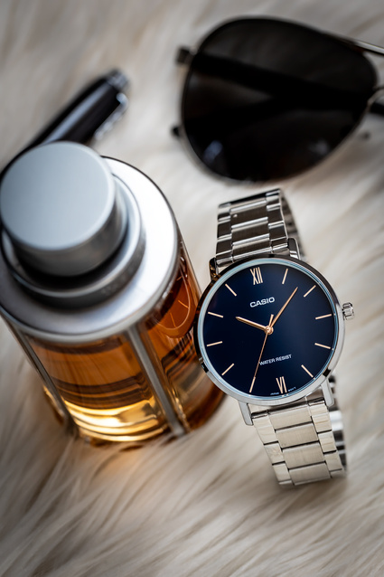 CASIO MTP-VT01D-2B MEN'S WATCH (zd165n) + BOX