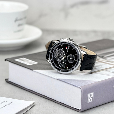 TOMMY HILFIGER MEN'S WATCH 1710605 Steward Open Heart + BOX