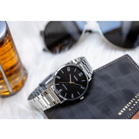 CASIO MEN'S WATCH MTP-VT01D-1B2 (zd165i) + BOX