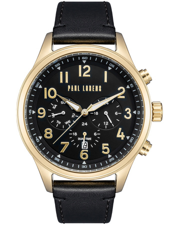 PAUL LORENS MALE WATCH - PL20011A-1A2 (zg378a) + BOX