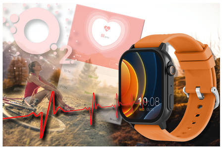 SMARTWATCH UNISEX GRAVITY GT15-2 - BLUETOOTH CONNECTIONS, ADDITIONAL PASSAGE (sg029b)