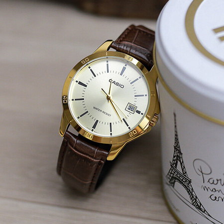 CASIO MEN'S WATCH MTP-V004GL-9A (zd046c) + BOX