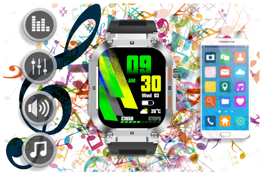 GRAVITY GT6-5 MEN'S SMARTWATCH - CONNECTIONS, SNOW MONITOR (sg020e)