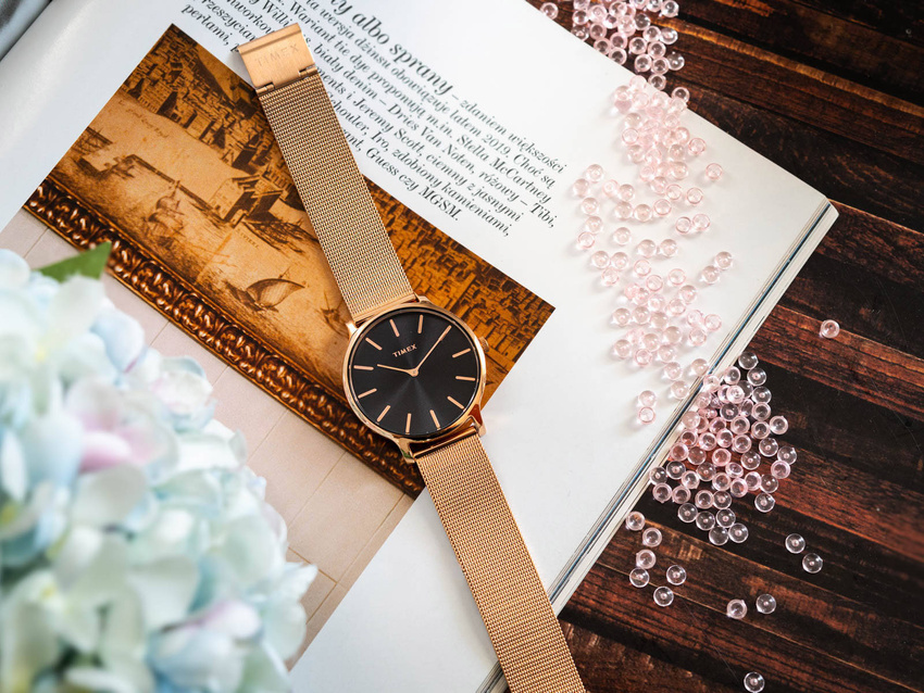 TIMEX Transcend 38mm WOMEN'S WATCH TW2W19600 + BOX