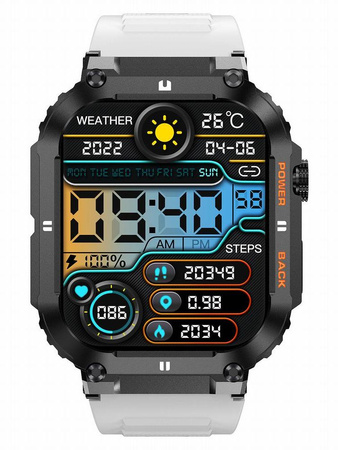 SMARTWATCH MĘSKI GRAVITY GT6-8 - WYKONYWANIE POŁĄCZEŃ, MONITOR SNU (sg020h)