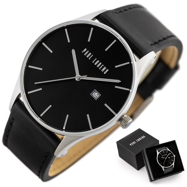 PAUL LORENS MALE WATCH - PL7028A2-1A1 (zg360a) + BOX