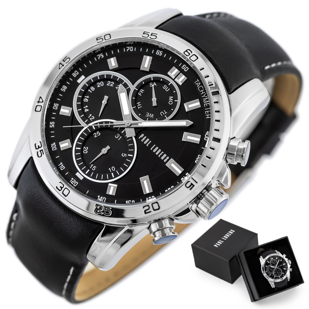 PAUL LORENS MALE WATCH - PL9753A8-1A1 (zg364a) + BOX