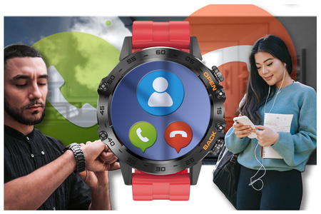 GRAVITY GT9-11 MEN'S SMARTWATCH - CONNECTIONS MAKER, PRESSURE METER (sg021k)