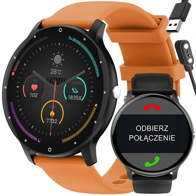 SMARTWATCH UNISEX GRAVITY GT1-2 PRO - BLUETOOTH CONNECTIONS, ADDITIONAL PASSAGE (sg027b)