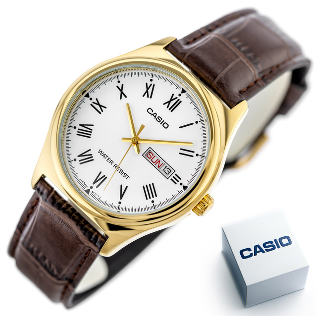 ZEGAREK MĘSKI CASIO MTP-V006GL 7B (zd065b) + BOX