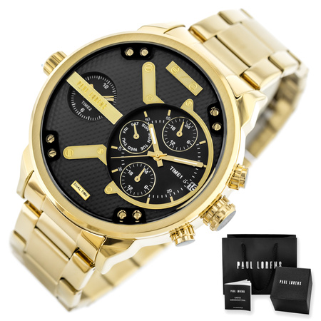 PAUL LORENS MALE WATCH - PL20021B-1D1 (zg389c) + BOX