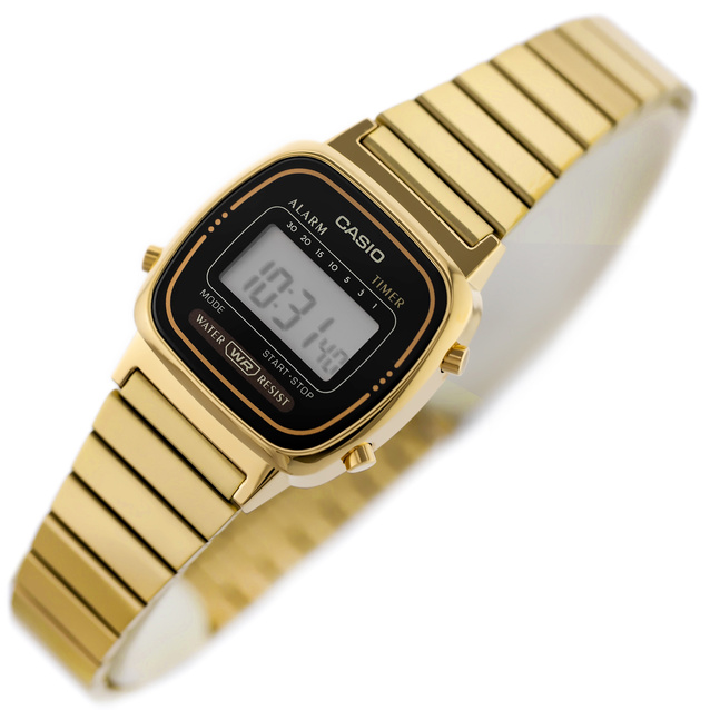 CASIO VINTAGE LA670WGA-1 WOMEN'S WATCH (zd597b) + BOX