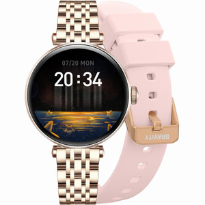 SMARTWATCH DAMSKI GRAVITY GT26-4 - DODATKOWY PASEK (sg042d)