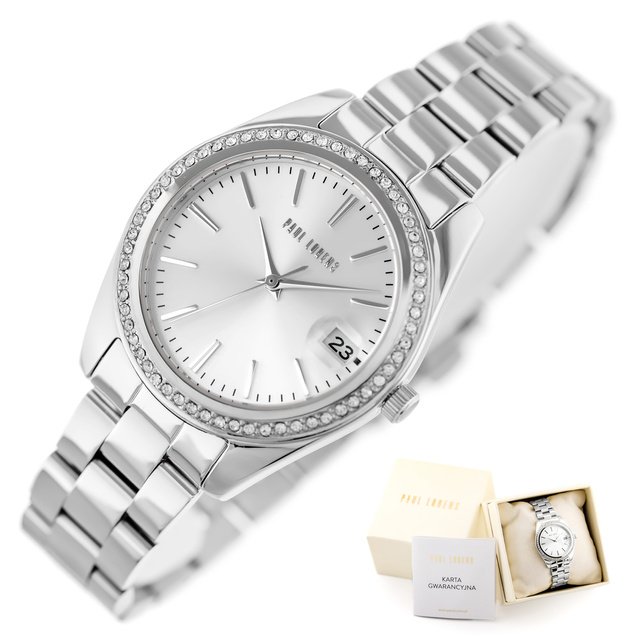 PAUL LORENS WOMEN'S WATCH - PL20001B-3C1 (zg570d) + BOX