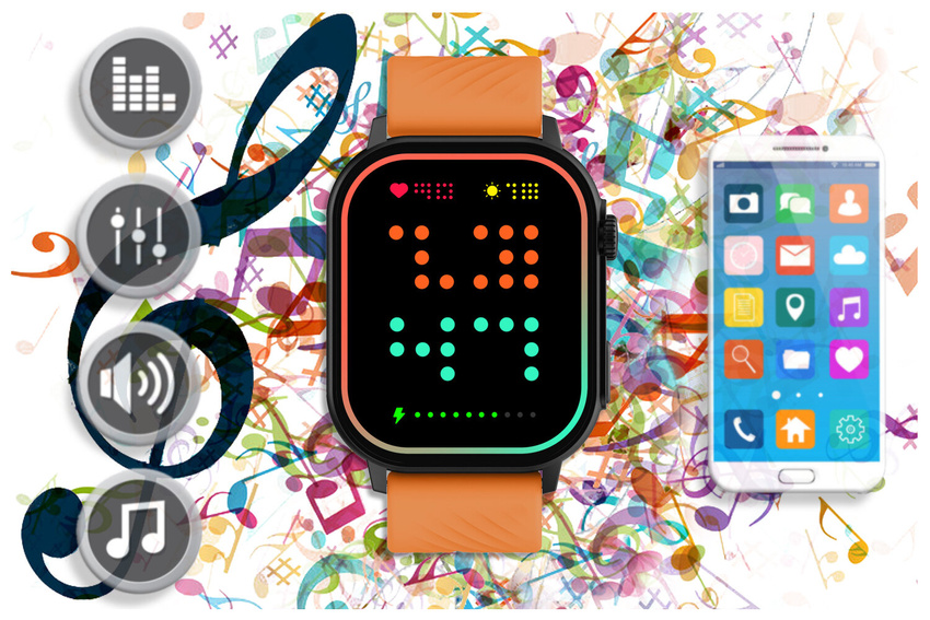 SMARTWATCH UNISEX GRAVITY GT15-2 - BLUETOOTH CONNECTIONS, ADDITIONAL PASSAGE (sg029b)