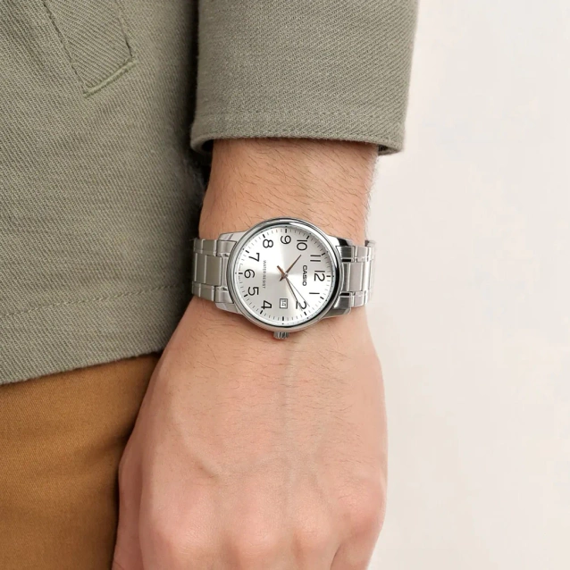 CASIO MEN'S WATCH MTP-V002D-7BUDF (zd103d) + BOX