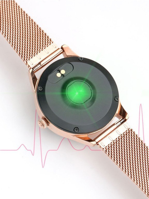 SMARTWATCH G. Rossi G.RSWBF1-4D2-2 rosegold/black (sg001f) + DODATKOWY PASEK