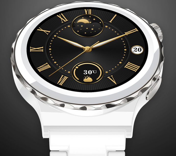 SMARTWATCH FOR WOMEN Rubicon RNCE92 - CONNECTIONS, CERAMIC (sr038c)